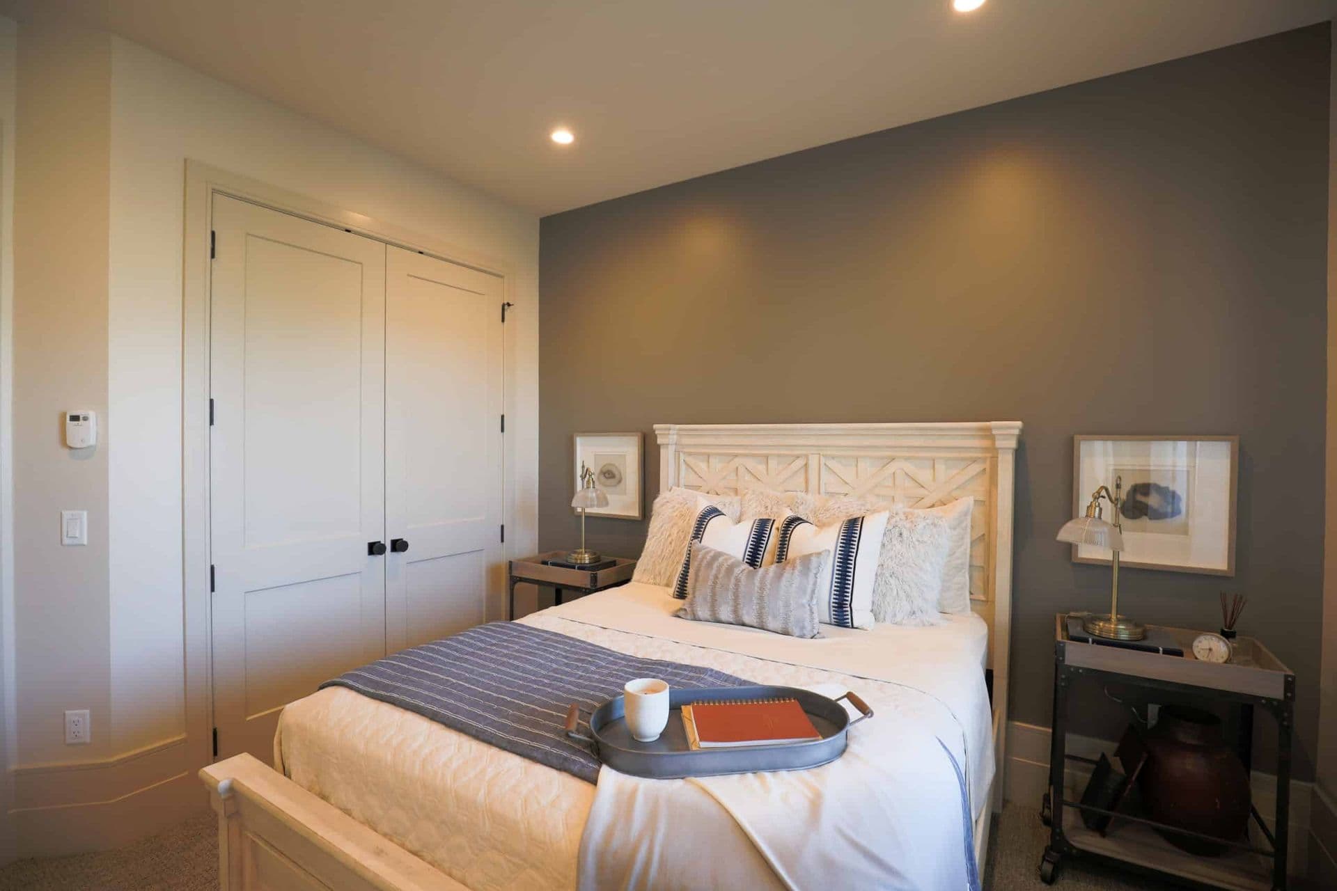 bedroom interior painting installation renovation Layton UT Rosewood Painting and Remodeling