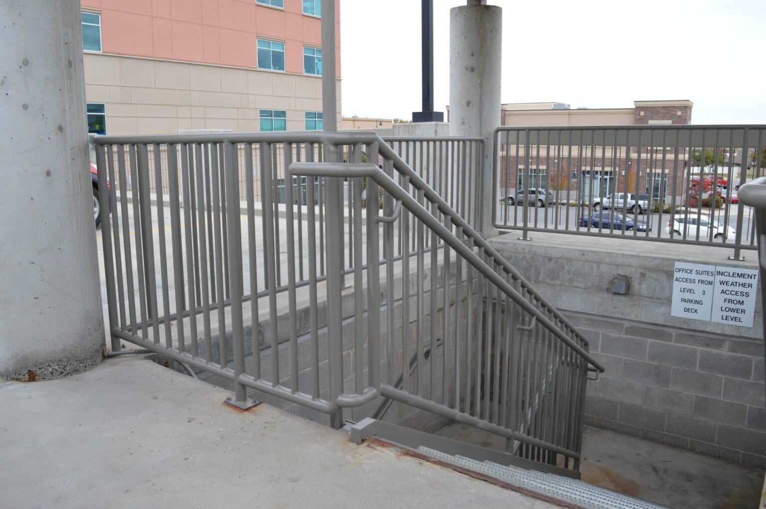 Exterior Metal Railing in Ogden
