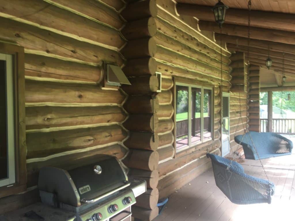 Log Cabin Refinishing
