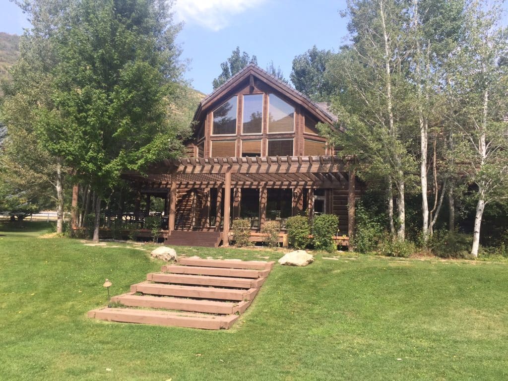 eden log cabin refinishing utah