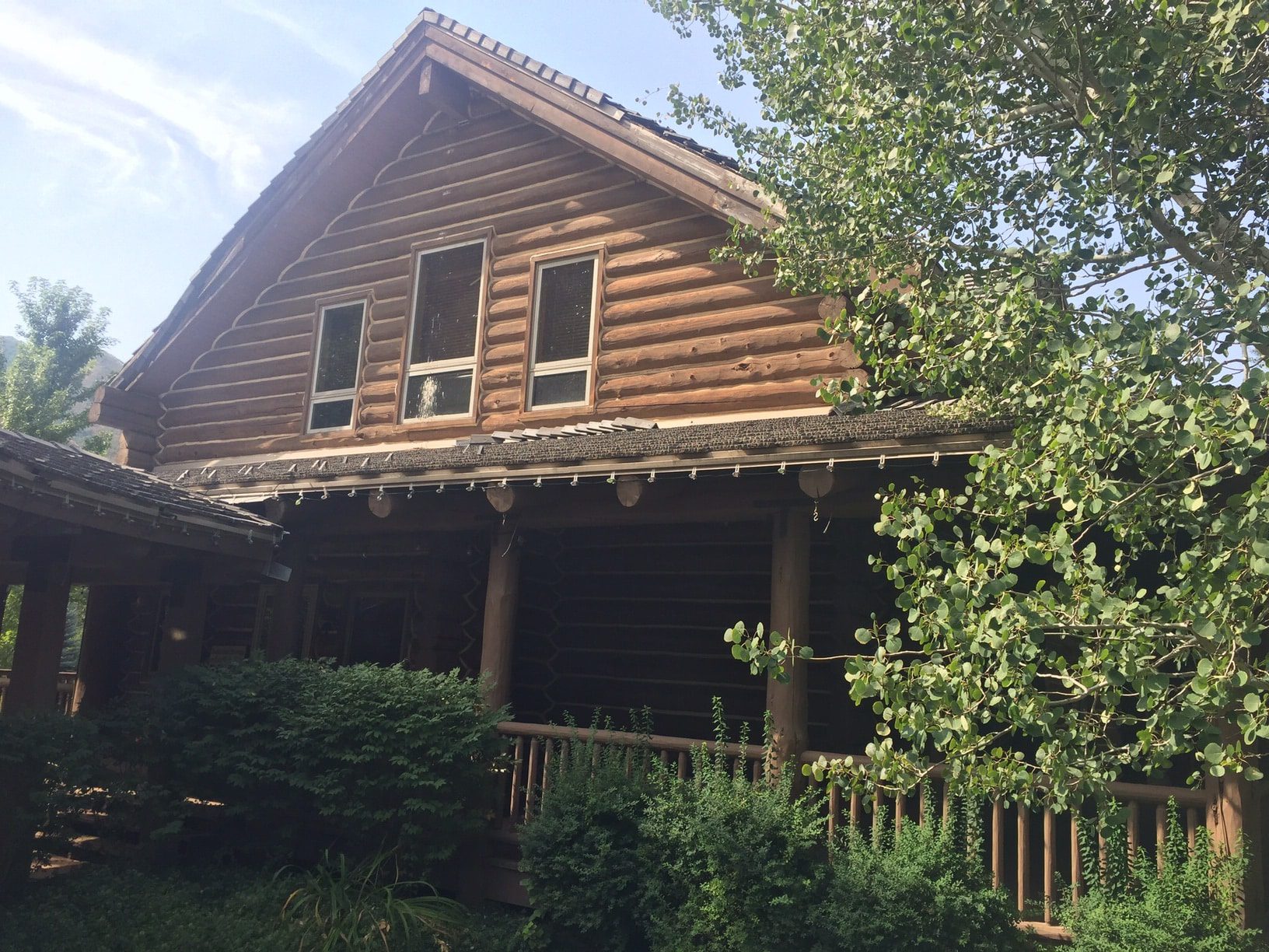 utah log cabin refinishing eden